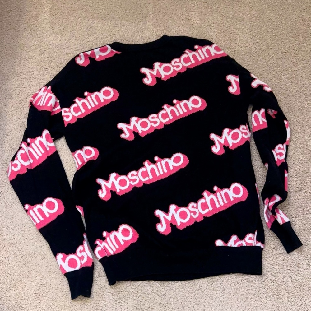 Moochino Barbie Black& Pink Sweater